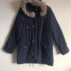 JCREW long Coat! Size Small